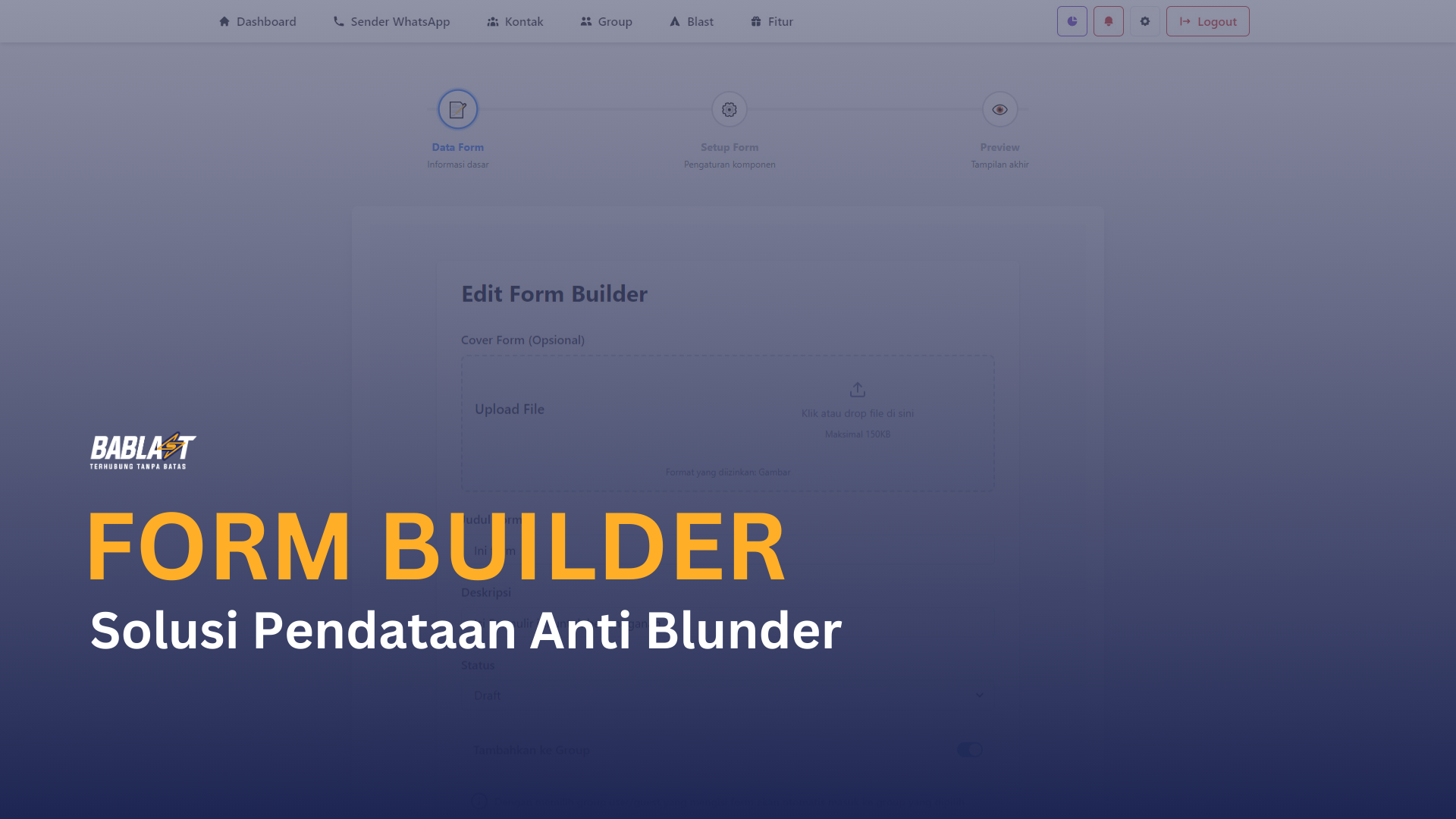 Otomatisasi Pendataan Prospek - Mengenal Fitur Form Builder